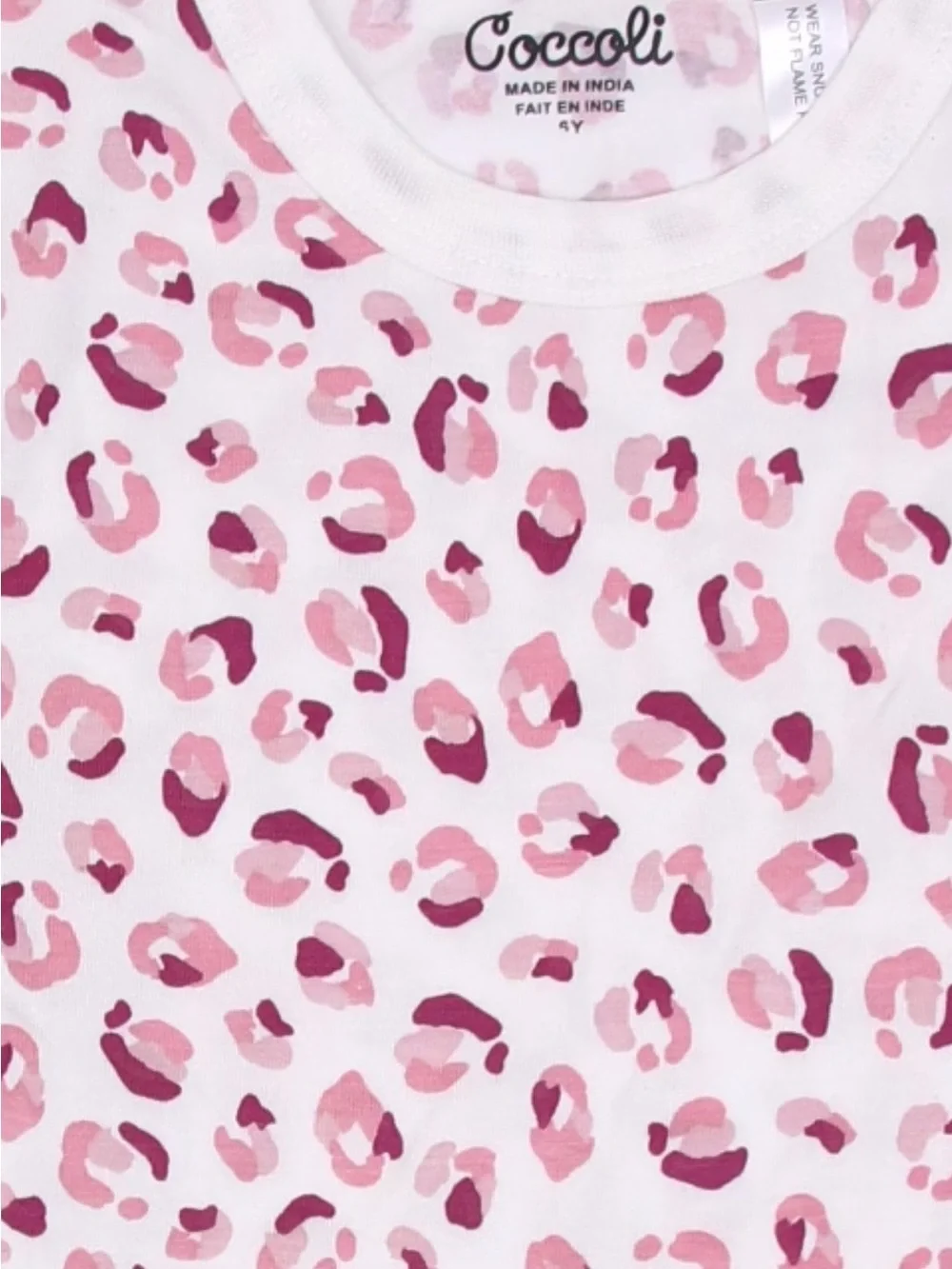 Coccoli Pink Leopard-Spot PJ Set